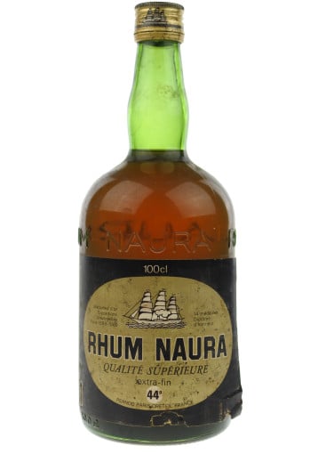 Rum Naura Extra end 1980s 44° (black label)