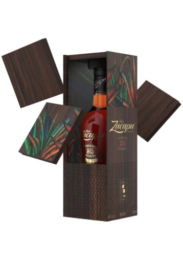 Zacapa - Coffret Bois Solera 23 + 6 sous-bocks