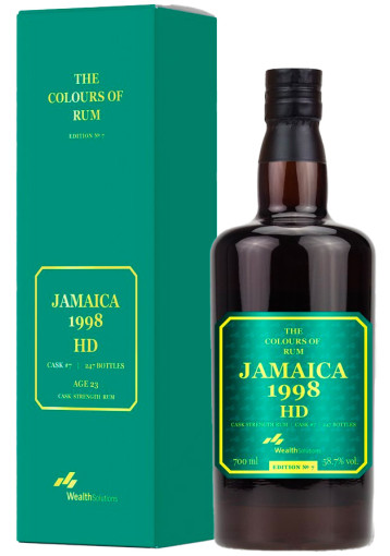 Colours of Rum - Hampden Millésime 1998 23 ans Edition N°7
