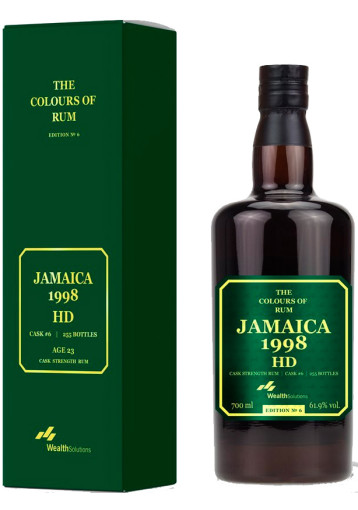 Colours of Rum - Hampden Millésime 1998 23 ans Edition N°6