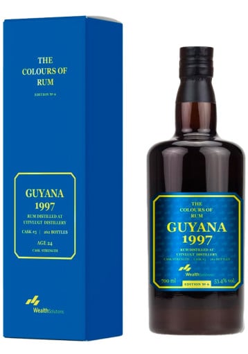 Colours of Rum - Uitvlugt Vintage 1997 24 years Edition N°6