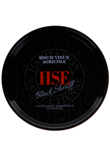 HSE Black Sheriff bar tray