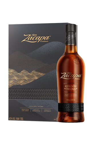 Zacapa - Coffret Edicion Negra + 2 verres