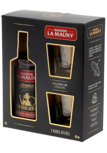 Maison La Mauny - Coffret 2 verres VO Signature du Maître de Chais