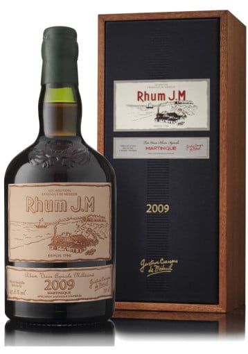 Rhum J.M - Millésime 2009 15 ans Brut de fût