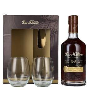 Williams & Humbert - Dos Maderas Px 5+5 Gift Box + 2 glasses