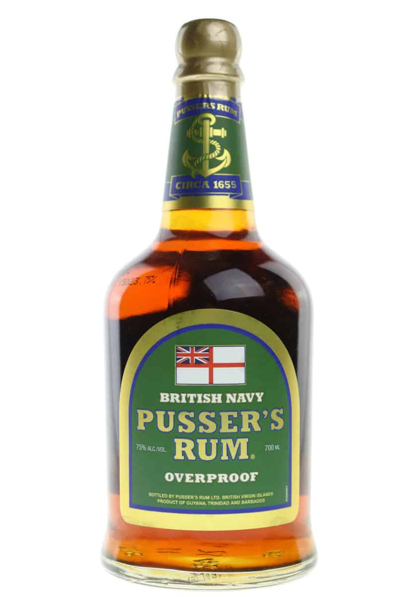 Pusser's 75° Navy Rum Overproof Rum from Virgin Islands of the U.S