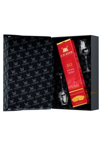 AH Riise Coffret XO Christmas Edition + 2 verres